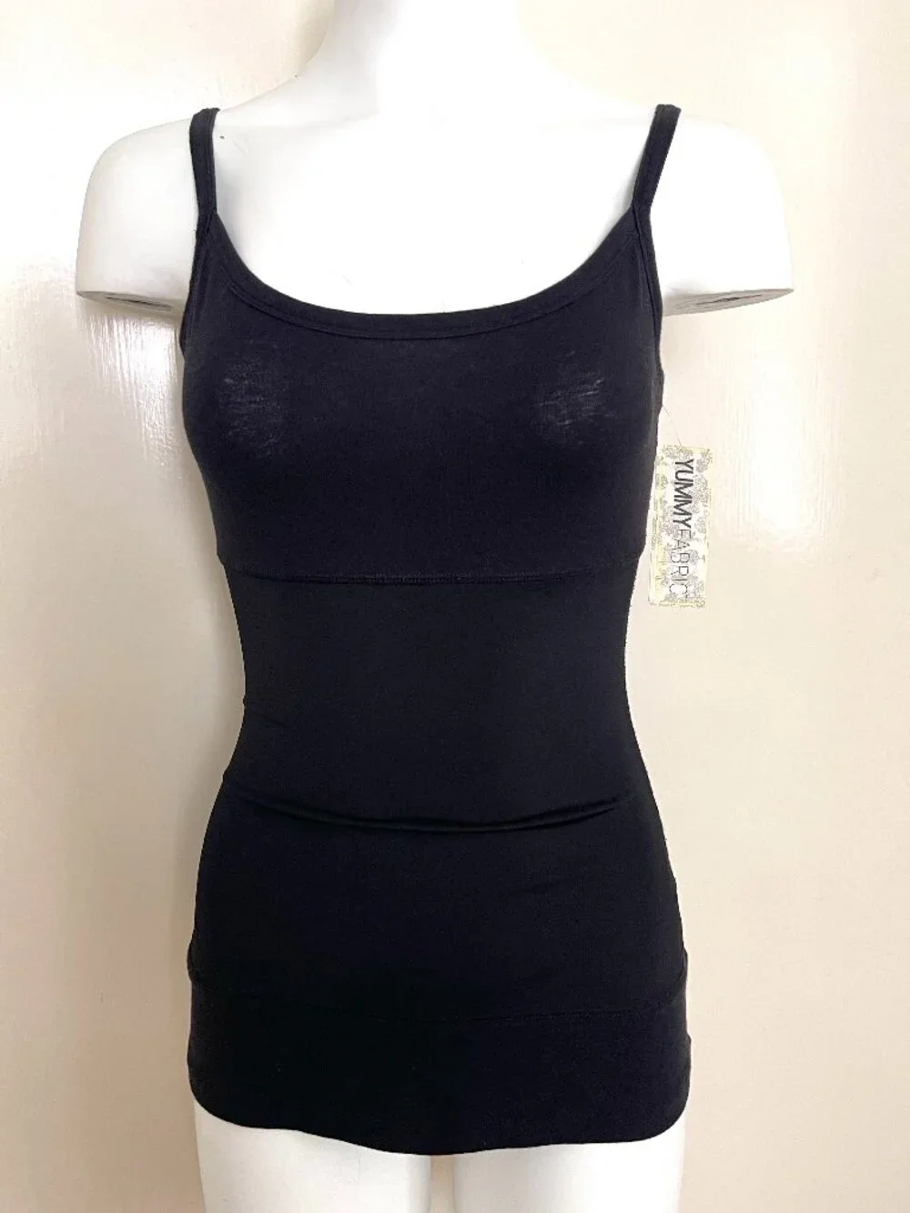 NWT YUMMIE TUMMIE Briana Original Long Black Tank Shapewear S